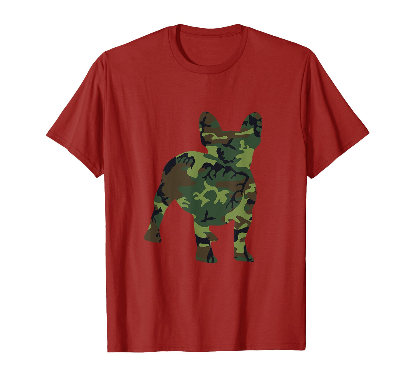 French Bulldog Camouflage Dog Camo Frenchie Army T-Shirt