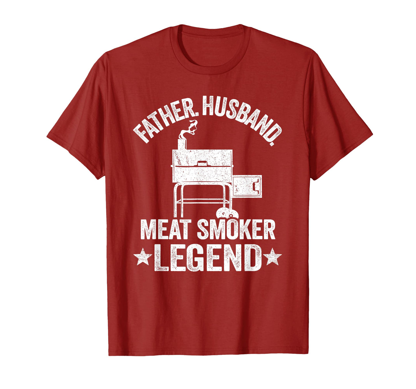 Father Husband Meat Smoker Legend Grilling Dad Meat Smoking T-Shirt