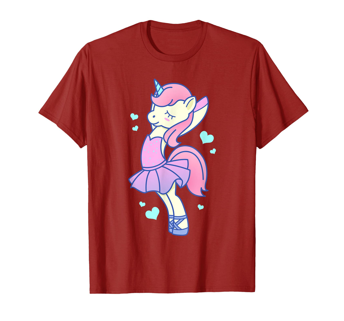 Cute Kawaii Unicorn Ballerina In Tutu - Ballet Dancer T-Shirt