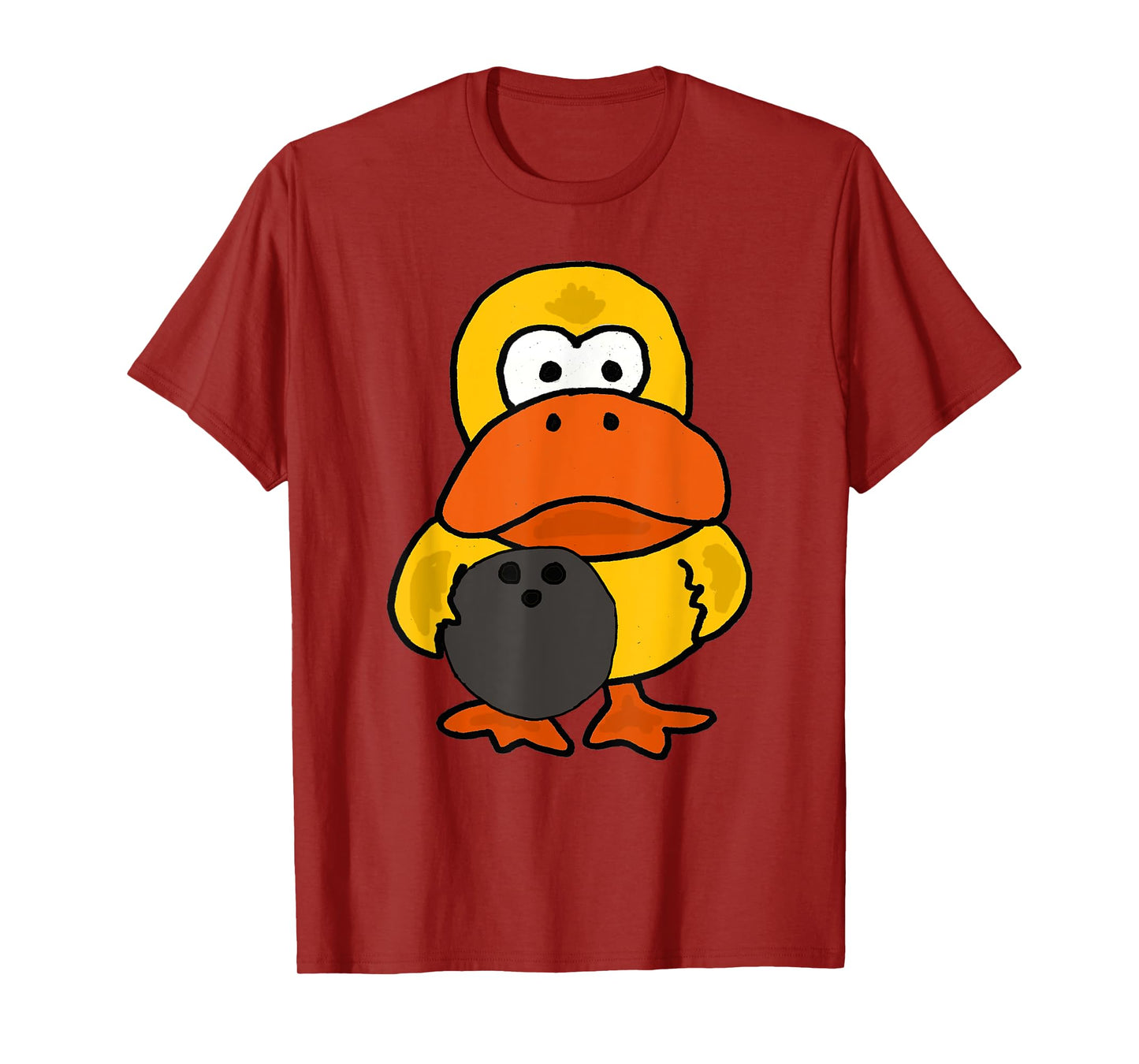 SmileteesSports Funny Duck Bowling Cartoon T-shirt T-Shirt