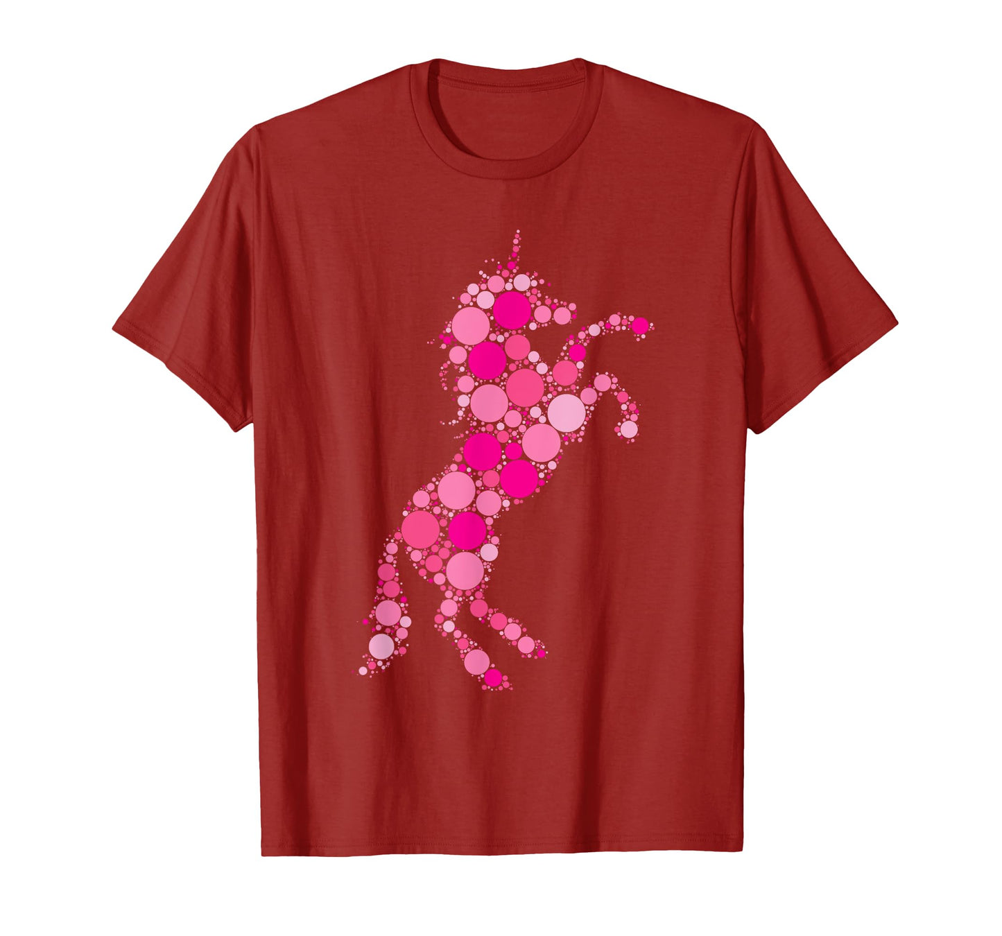 Pink Polka Dot Unicorn International Dot Day T-Shirt
