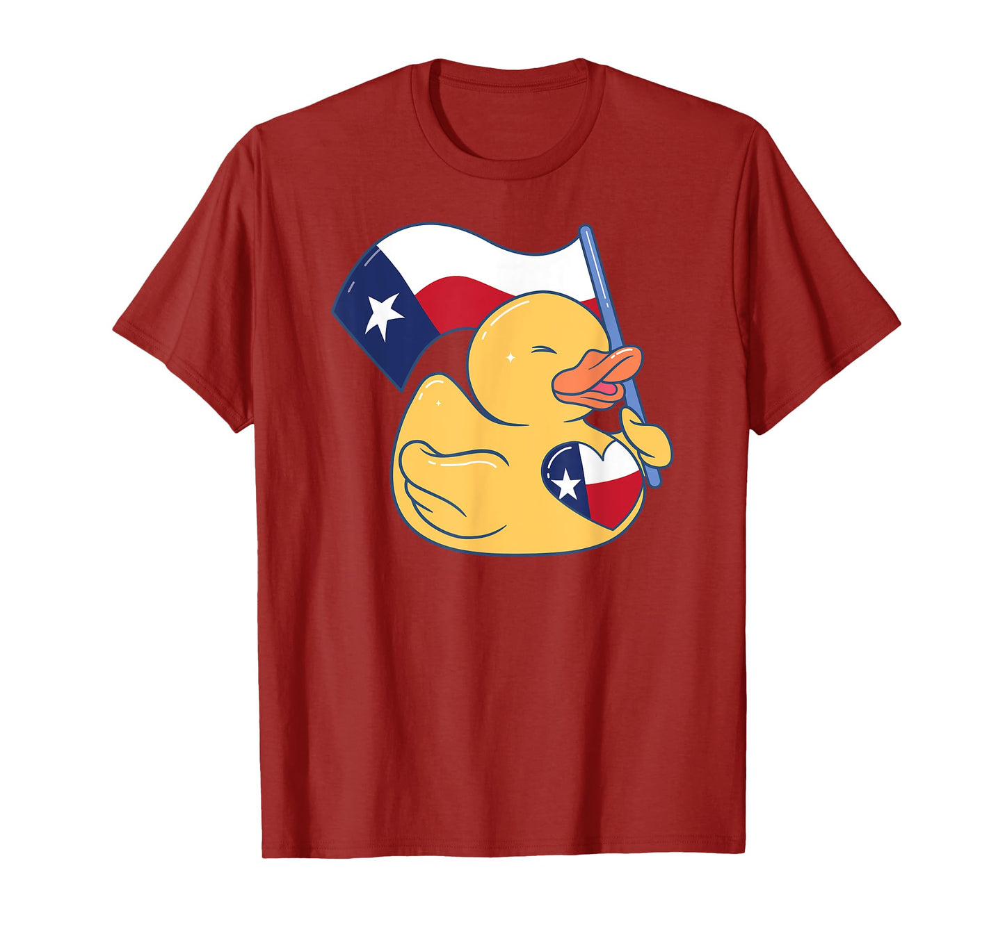 Easily Distracted By Ducks Texas Flag Bird Dallas Austin Tx T-Shirt
