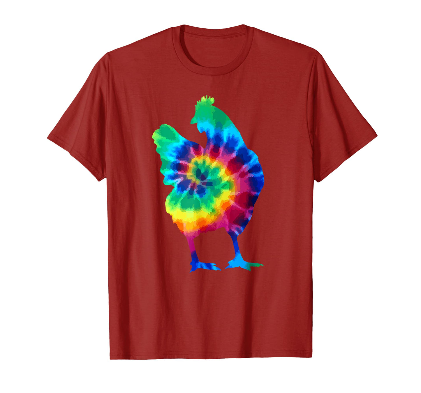 Chicken Tie Dye Vintage Hippie Chickens T-Shirt