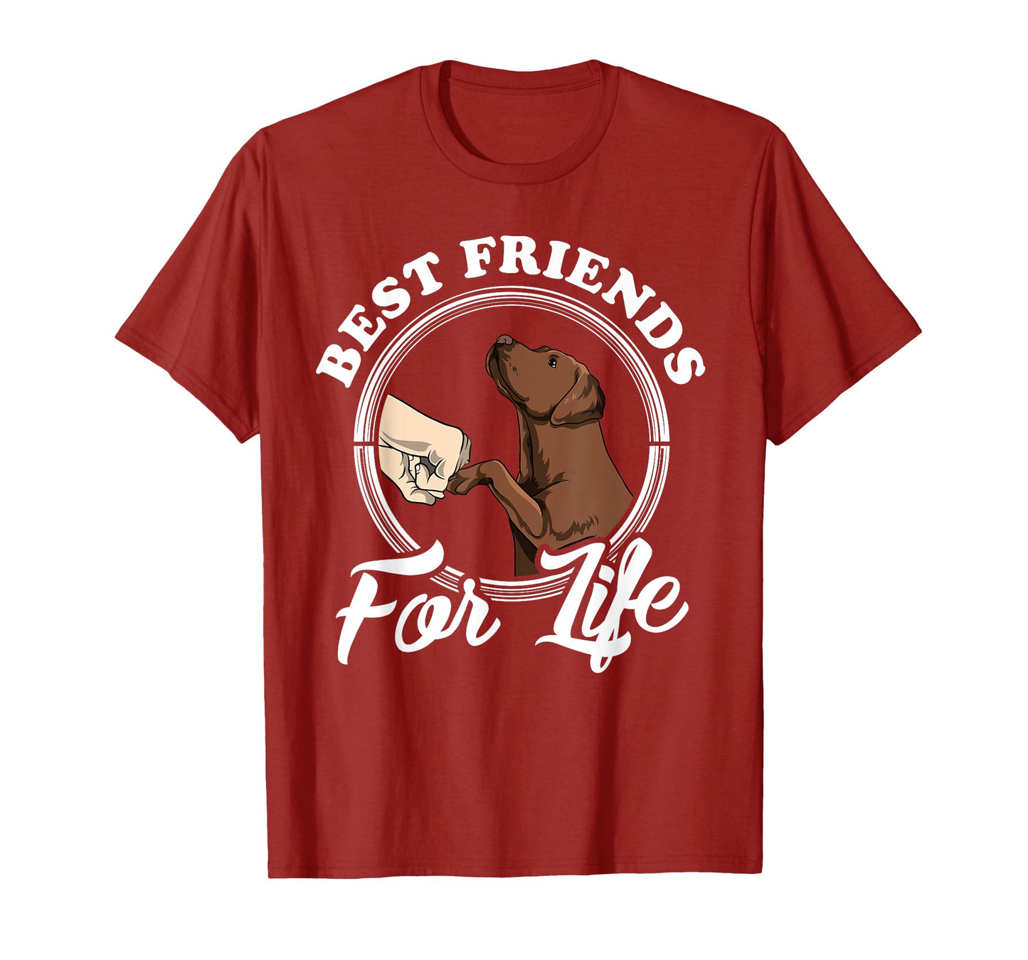 Chocolate Labrador Design Funny Chocolate Labrador Lovers T-Shirt