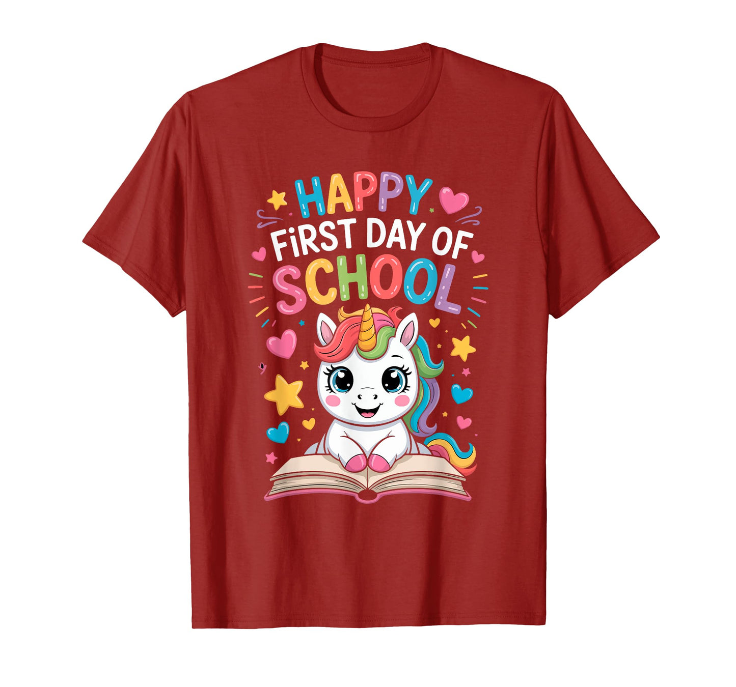 Happy First Day of School Unicorn T-Shirt
