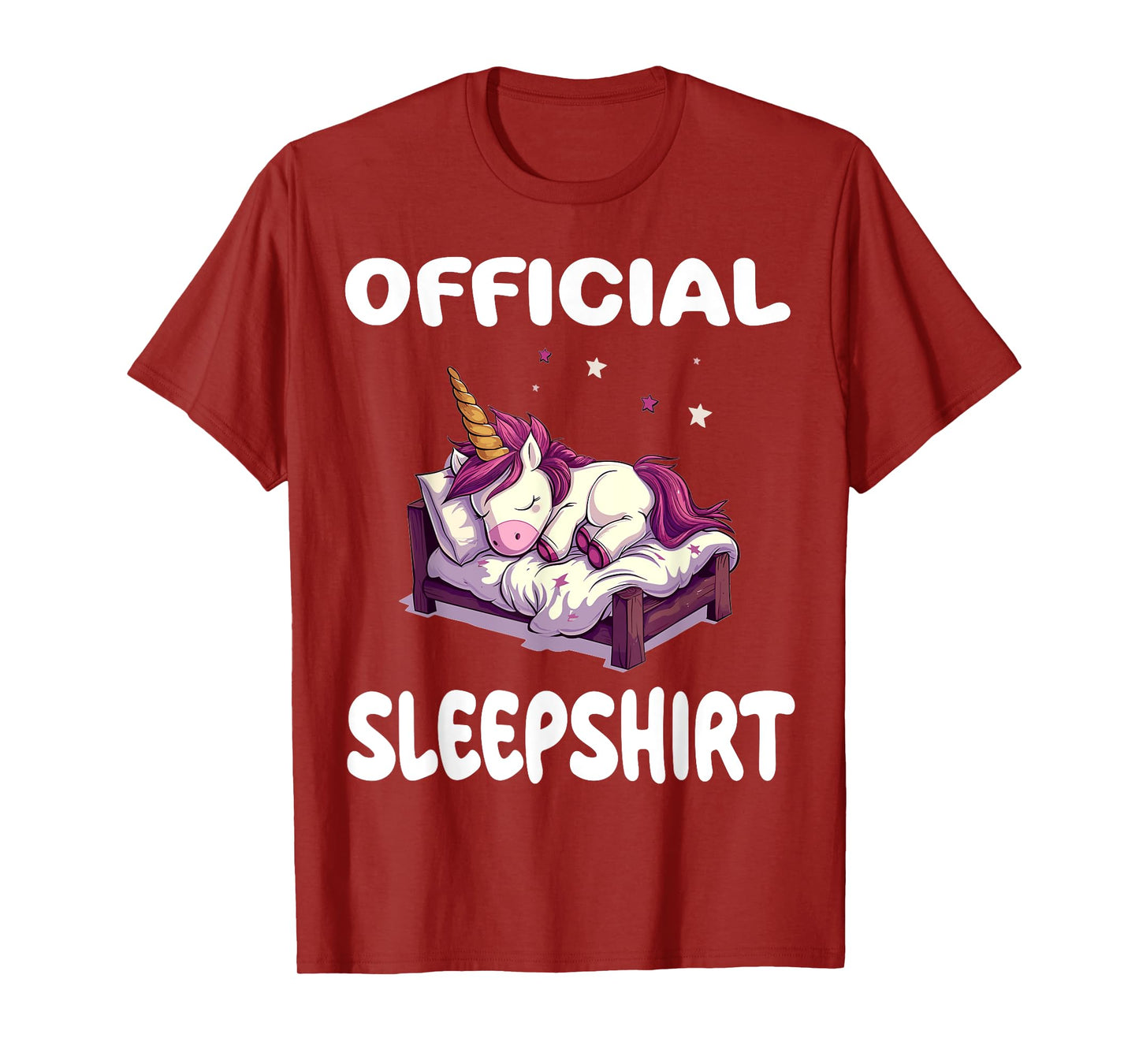 Unicorn Official Sleepshirt Pajamas Nightgown T-Shirt