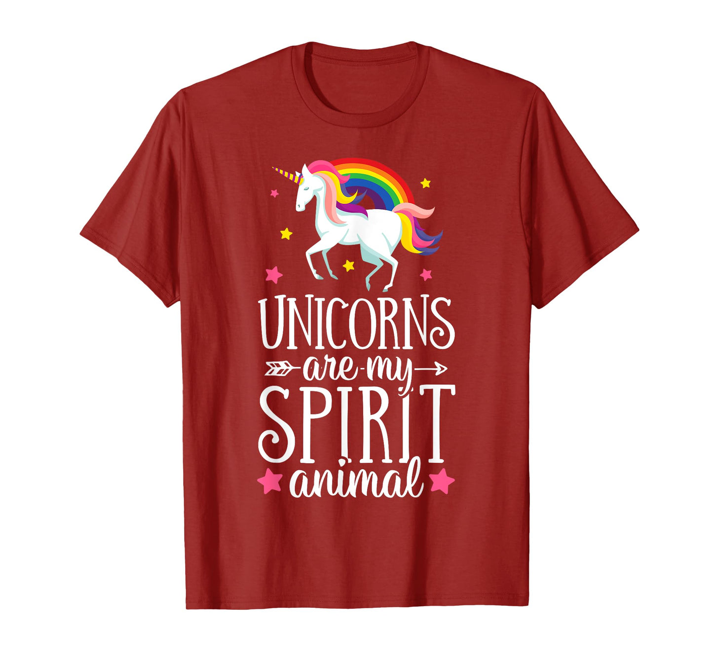 Unicorns Are My Spirit Animal T shirt Unicorn Girls Women T-Shirt