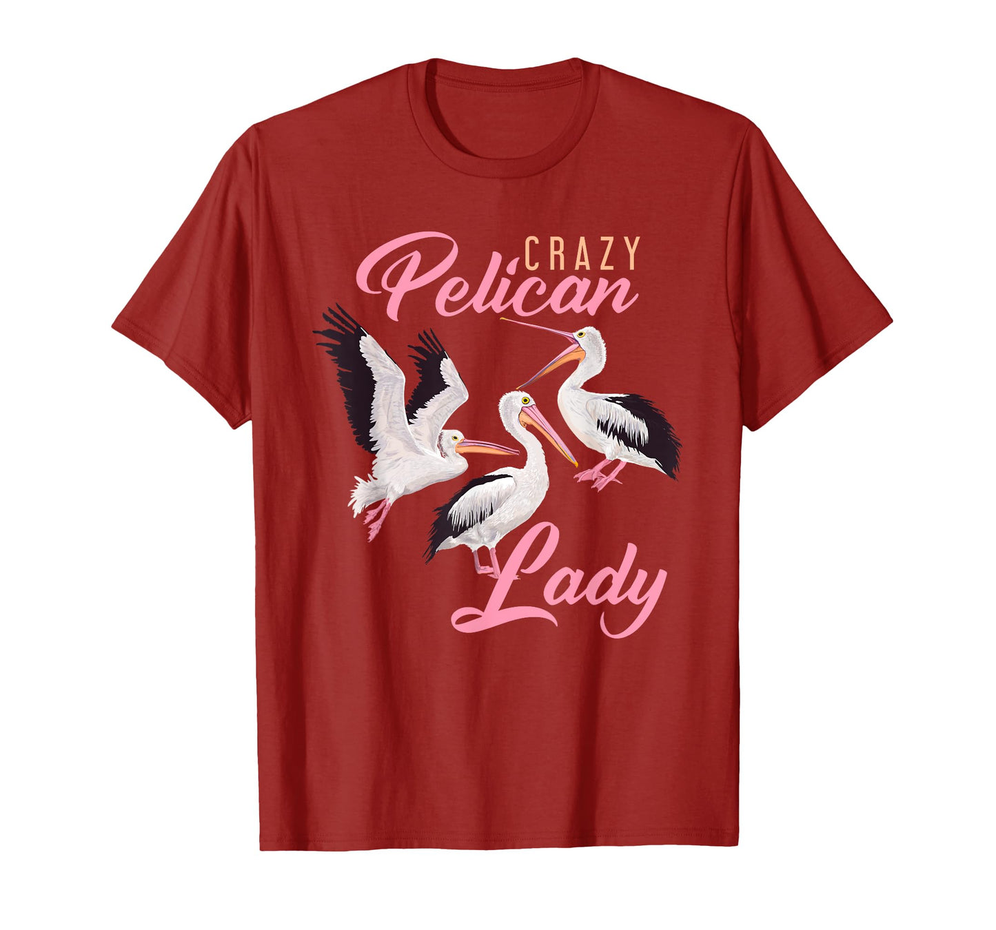 Pelican Lady Ornithologist Women Gift Pelican T-Shirt