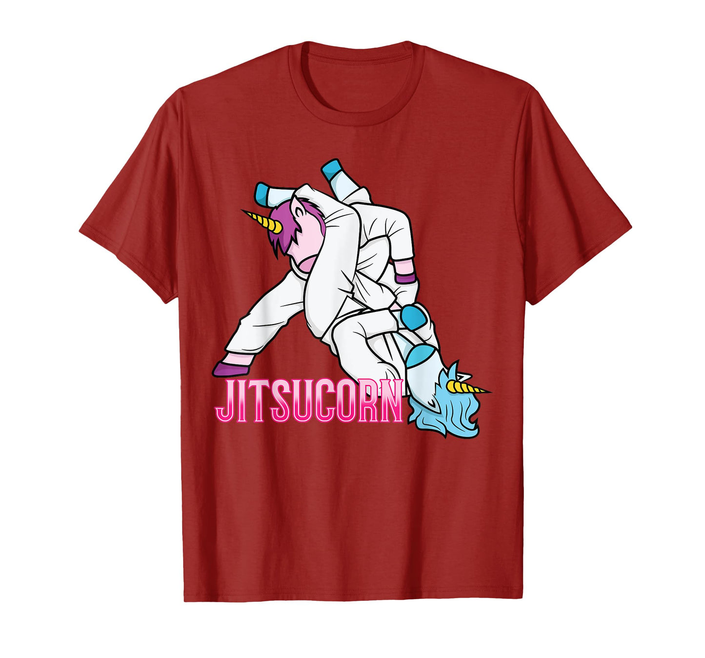 Jitsucorn Unicorn Funny Jiu Jitsu Combat BJJ MMA Girl Gift T-Shirt