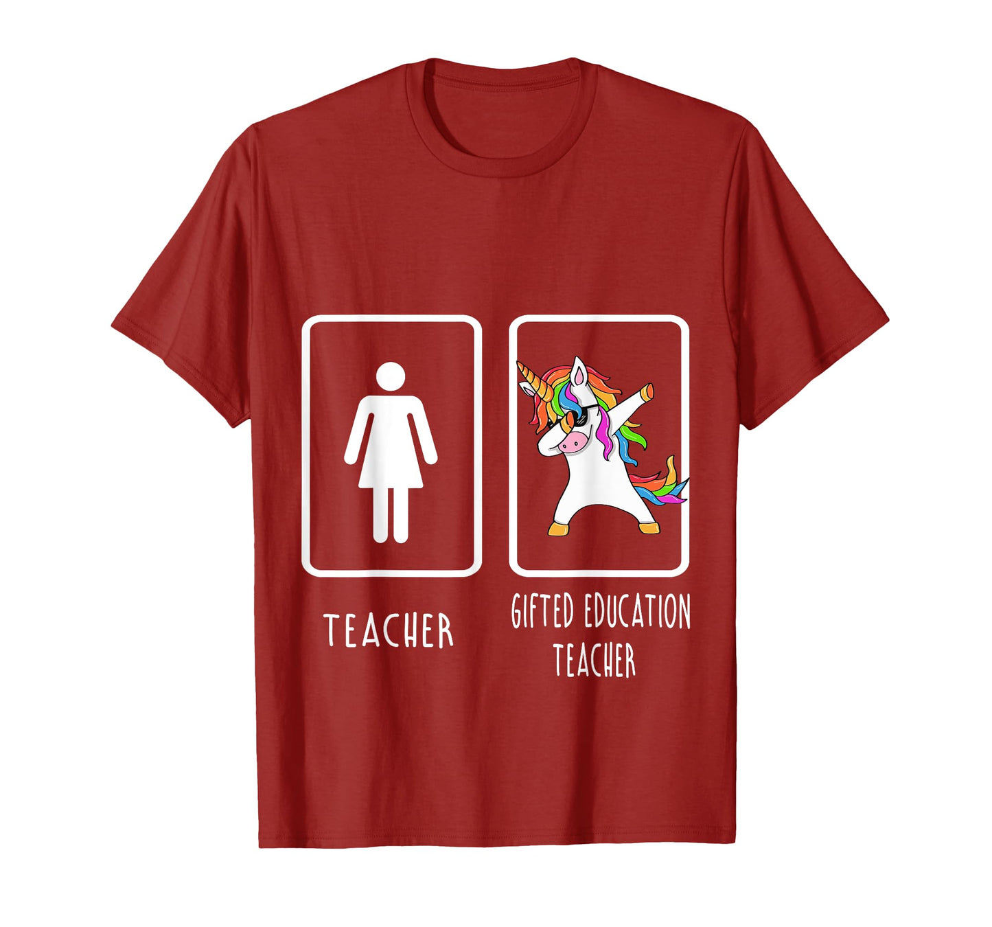 GIFTED EDUCATION TEACHER Unicorn Shirt Men Women Kids T-Shirt