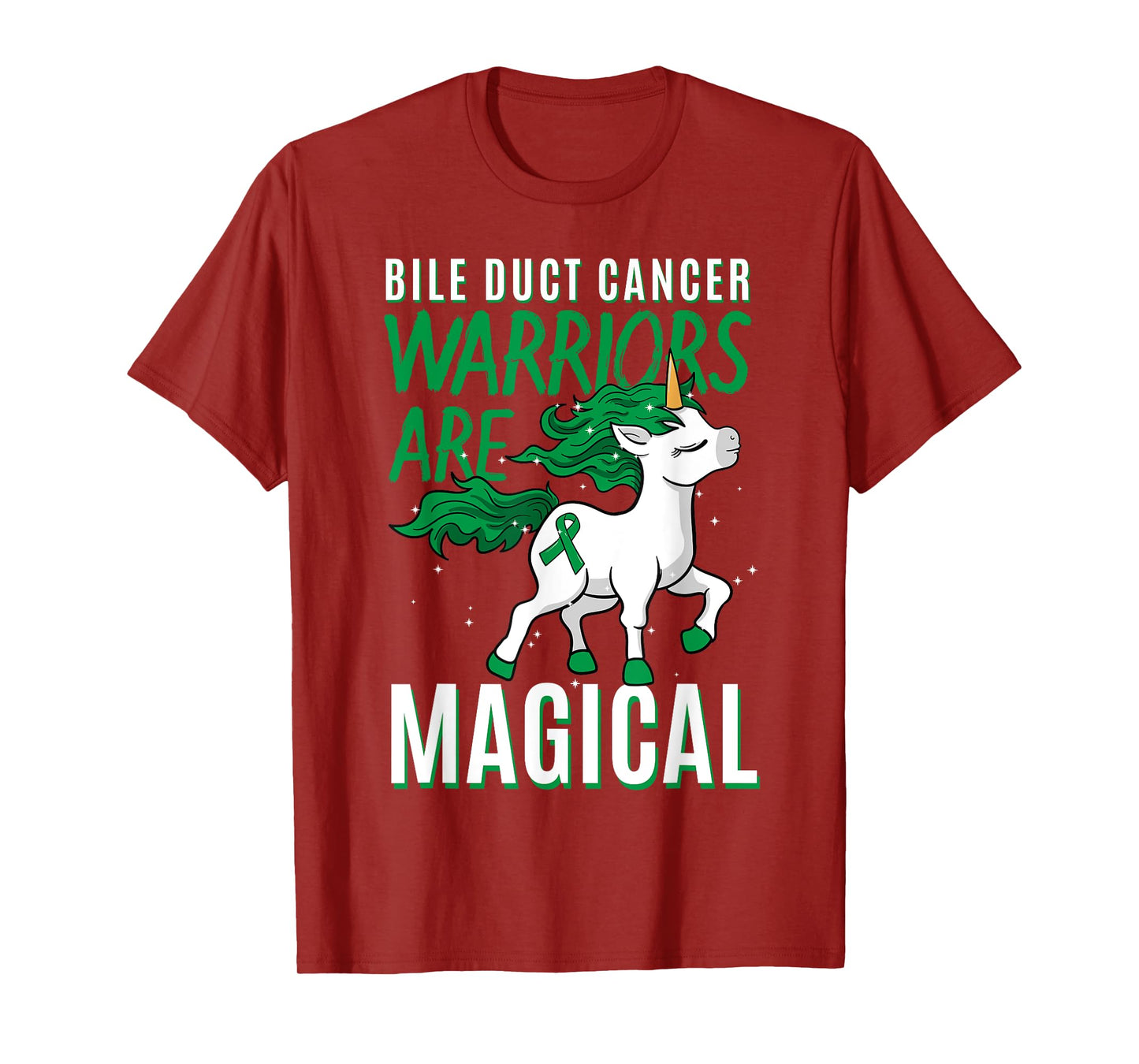 Bile Duct Cancer Awareness Cholangiocarcinoma Unicorn Lover T-Shirt