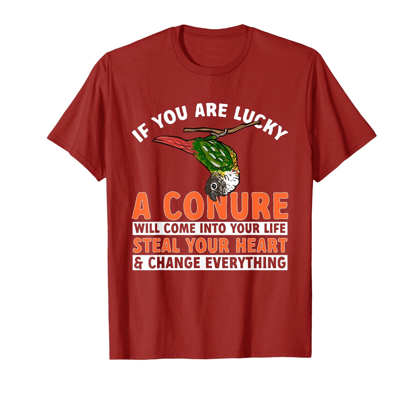 Green Cheek Conure Parrot Bird Conure T-Shirt