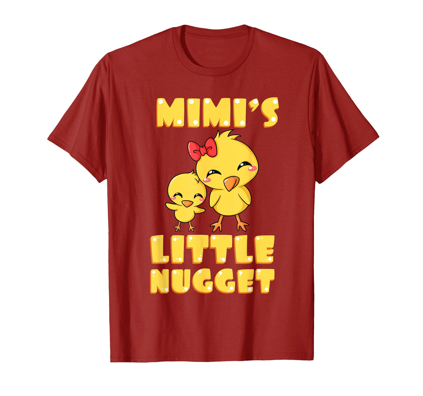 Mimi's Little Nugget Chicken Lover Grandma Mother's Day T-Shirt