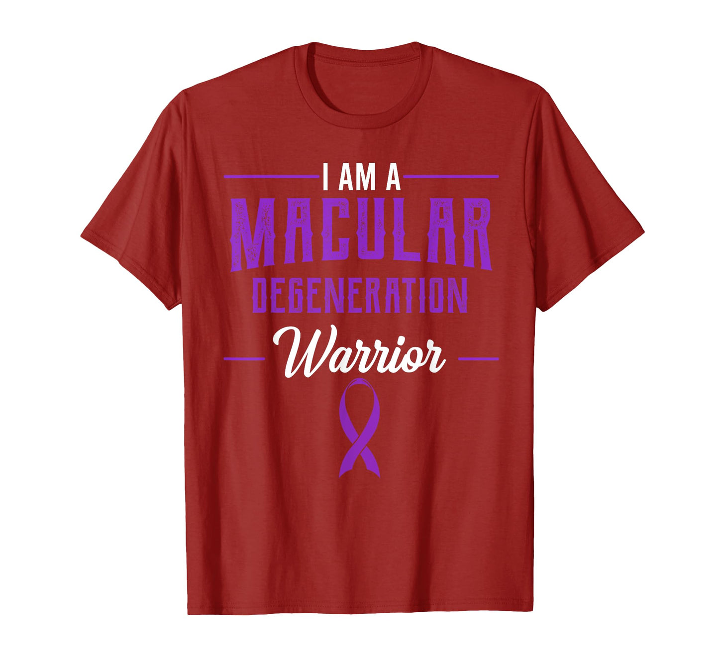 Macular Degeneration AMD ARMD Age-Related Warrior Supporters T-Shirt