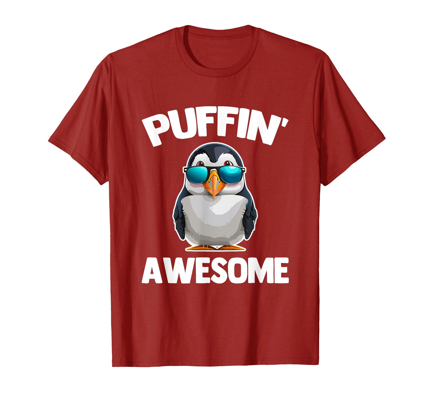 Puffin' Awesome - Funny Puffin Bird Sea Bird Cute Puffins T-Shirt