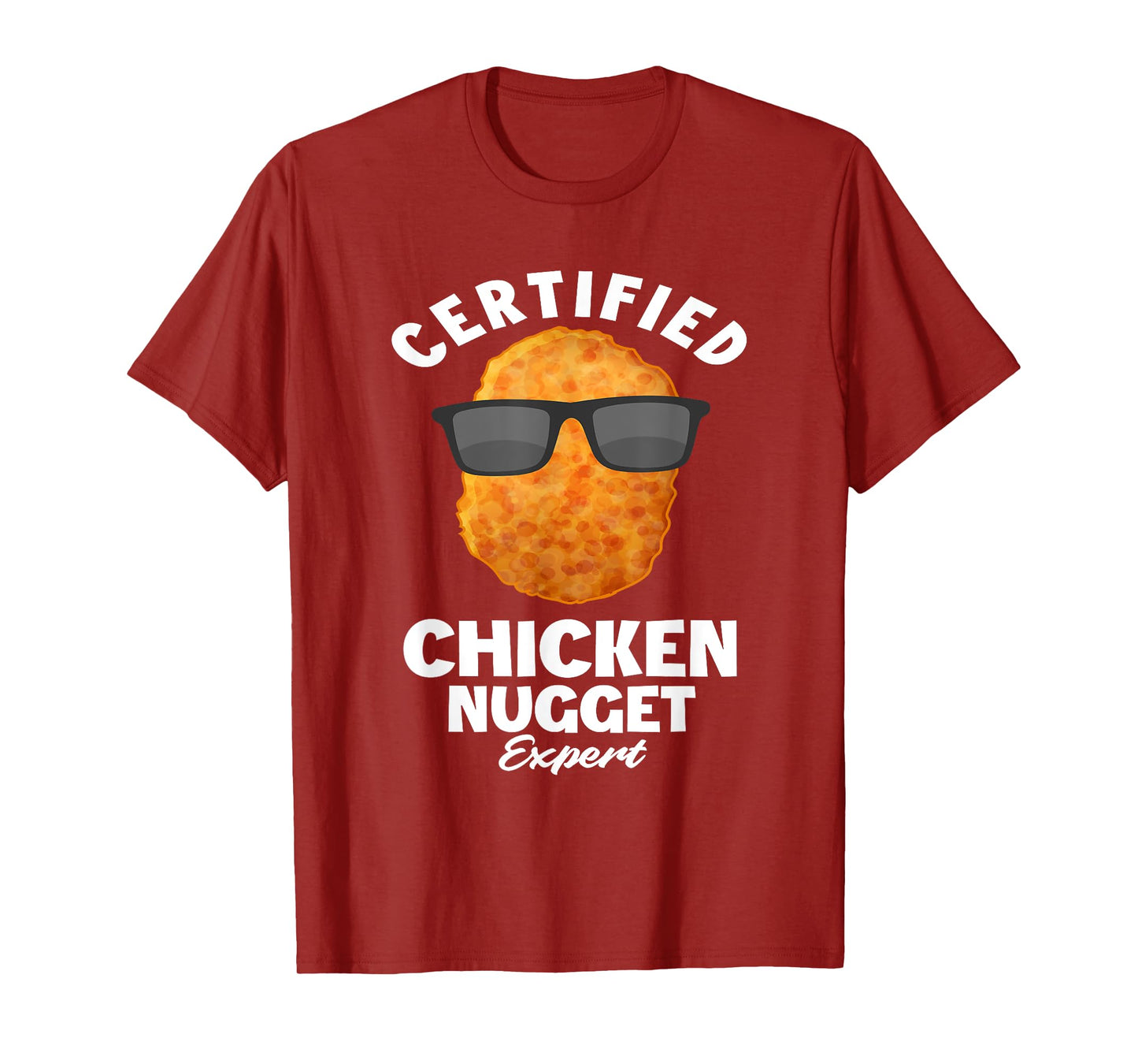 Funny Chicken Nuggets Gift Idea Sayings Gifts - Certified Chicken Nugget Expert - Kids Chicken Nugget T-Shirt - Black - Small - Short Sleeve - Classic Fit - Cotton, Polyester
