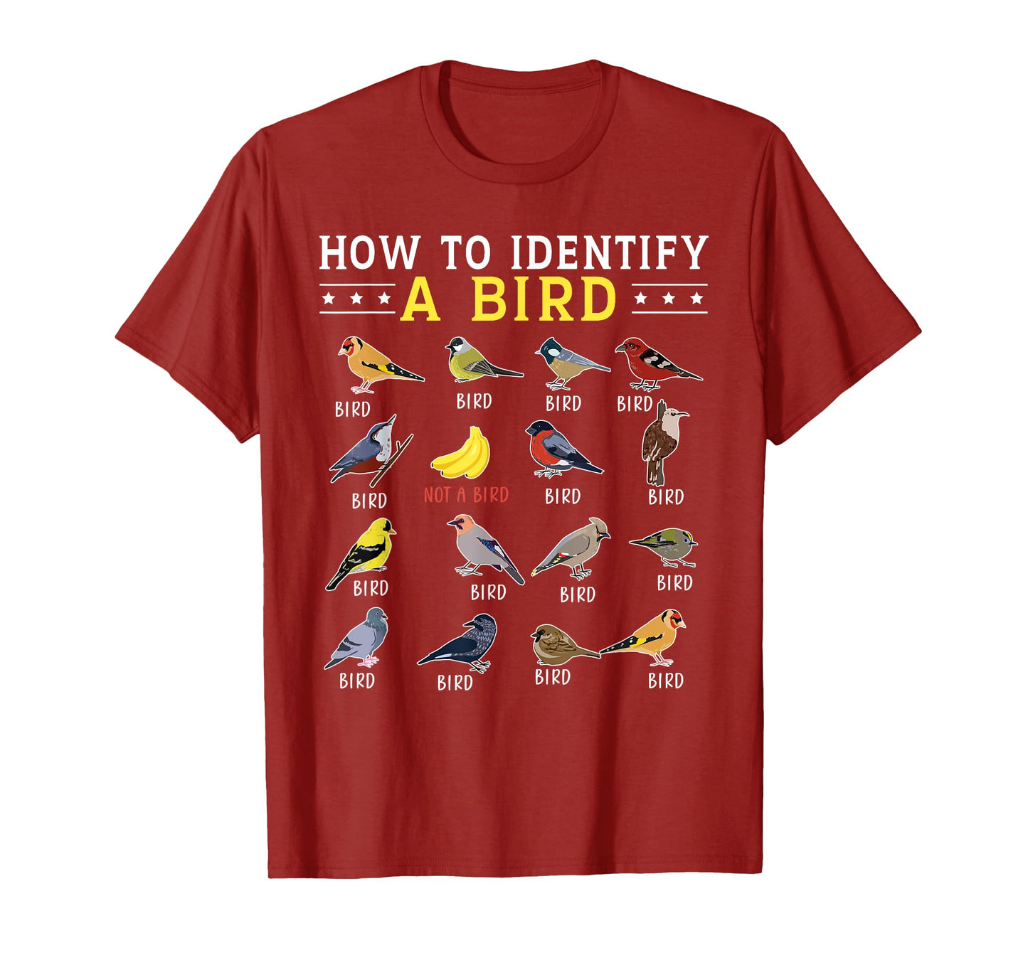 How To Identify A Bird | Bird Watcher | Bird Lover T-Shirt