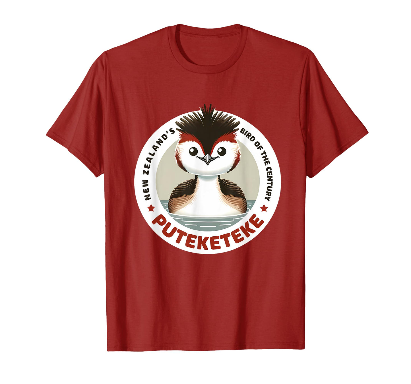 Puteketeke Bird New Zealand's Bird of the Century T-Shirt
