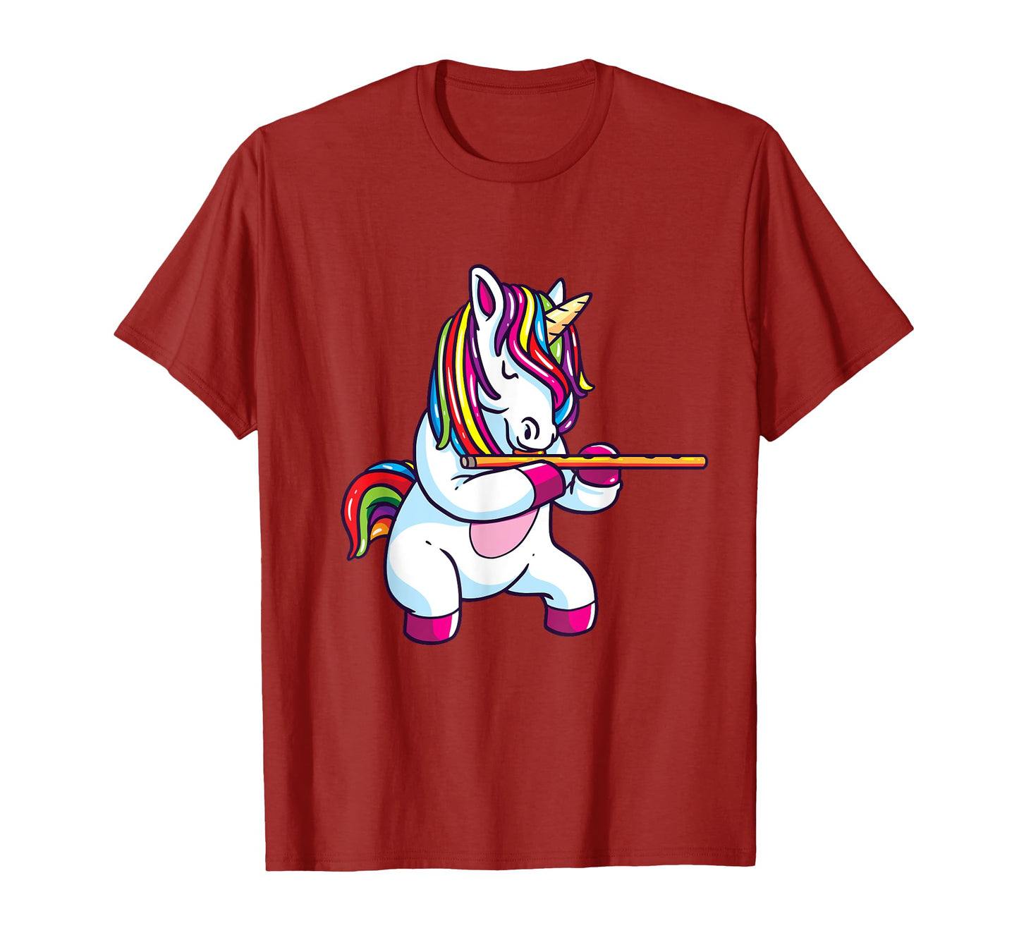Flute Gift Shirt Marching Chapel Flute Unicorn T-Shirt