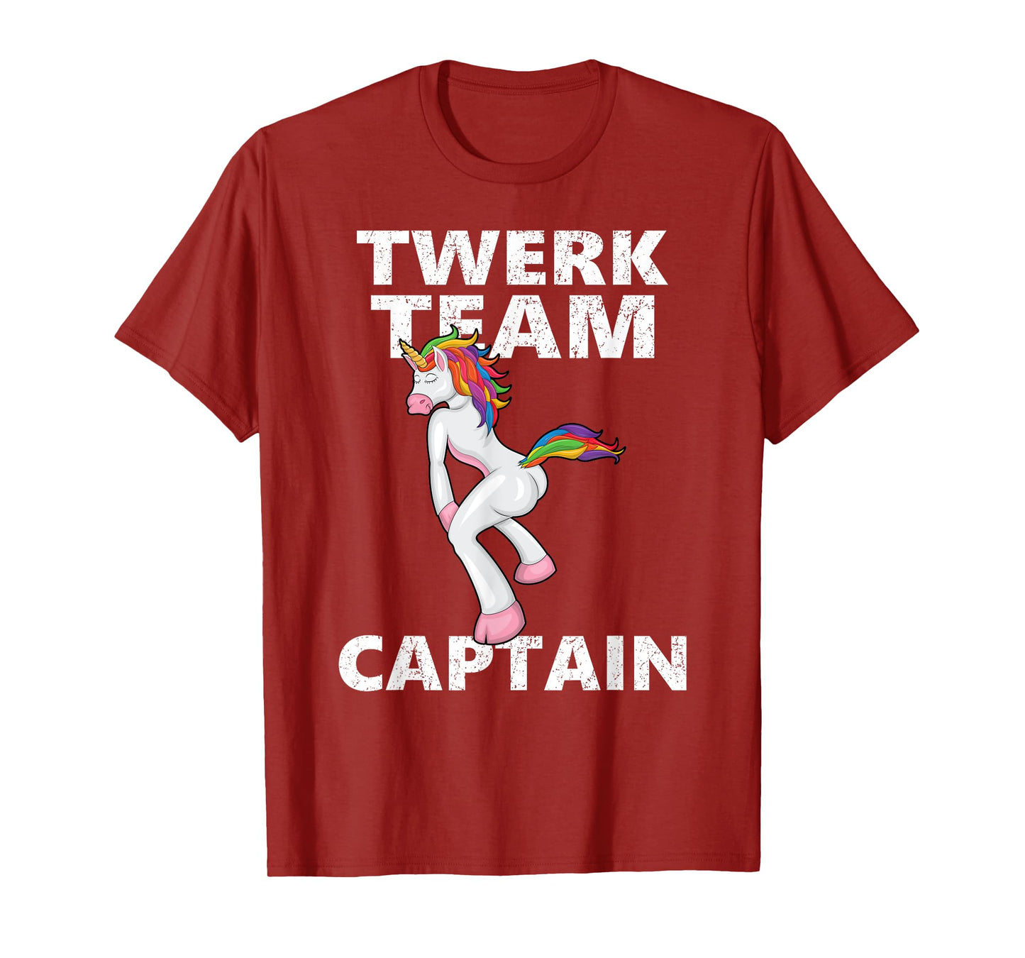 Twerk Team Captain Shirt, Funny Unicorn T-Shirt