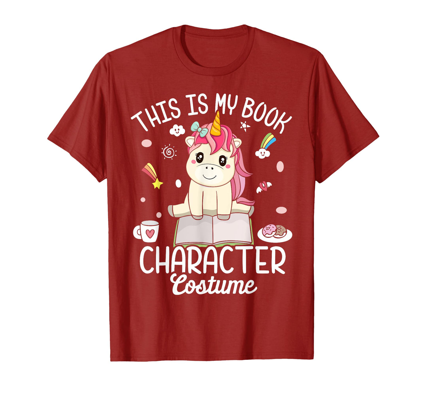 Book Character Costume Book Reader Girl Book Lover T-Shirt