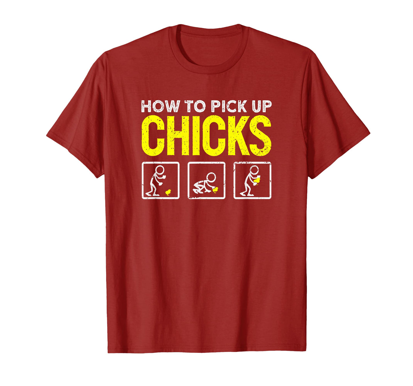 How To Pick Up Chicks Funny Kids Mens Easter T-Shirt