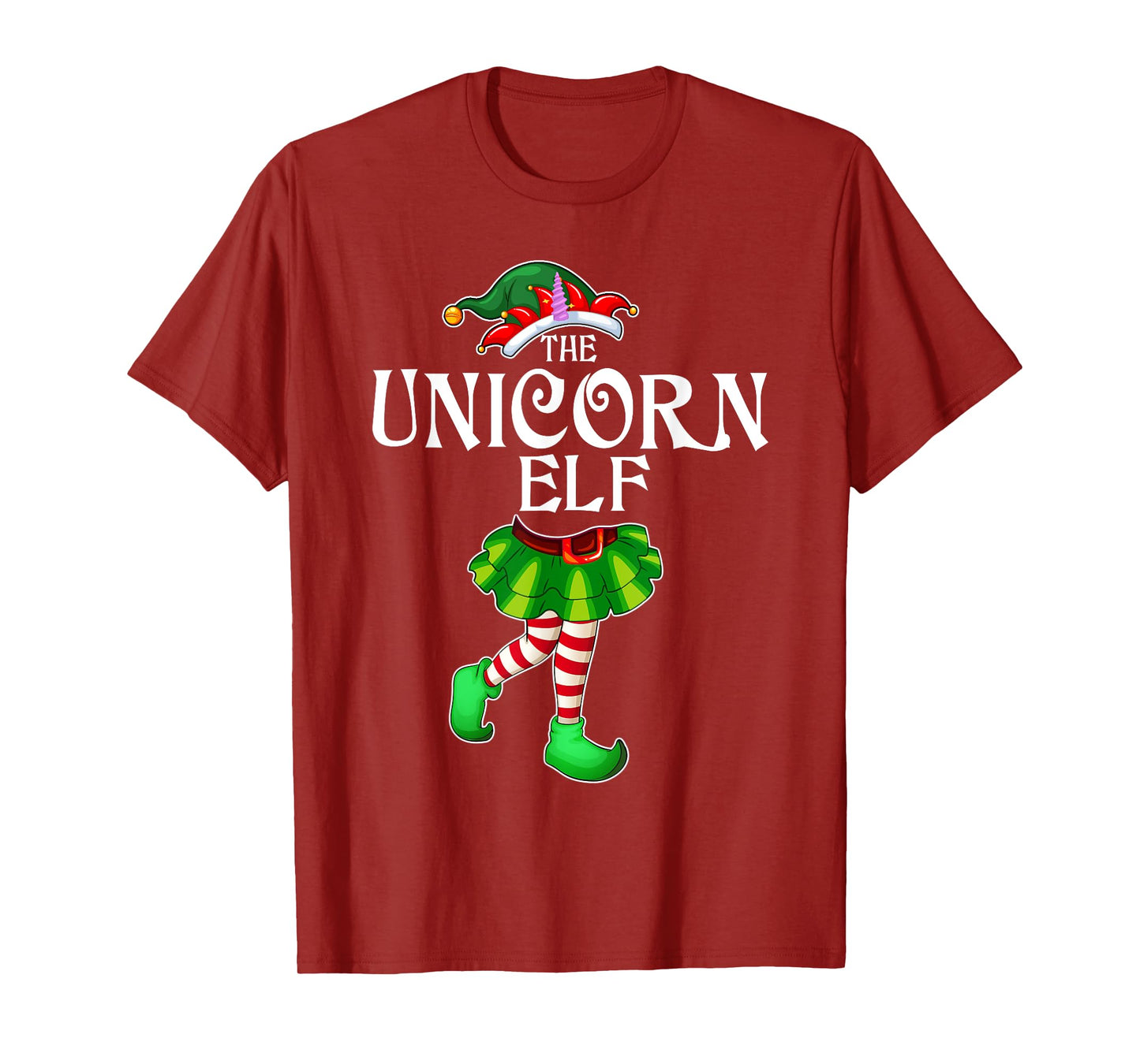 The Unicorn Elf Christmas Matching Family Group T-Shirt