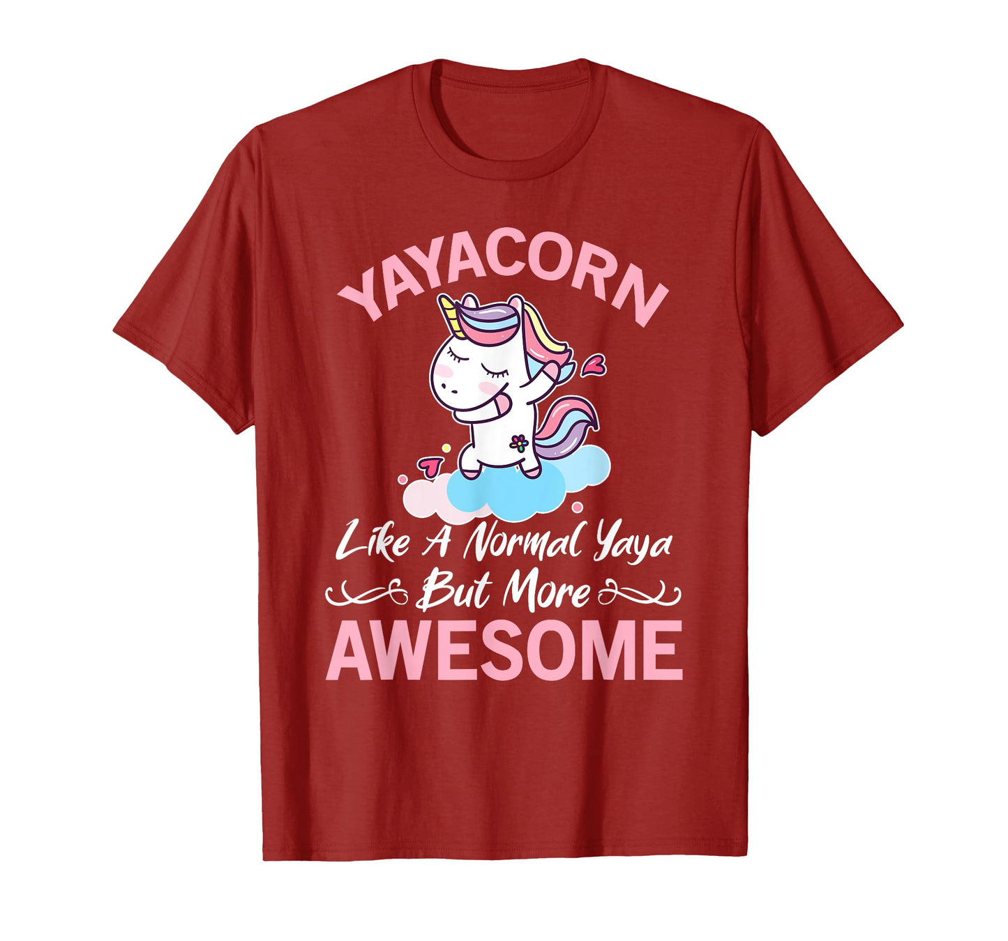 Yayacorn Funny Unicorn Gift For Yaya T-Shirt