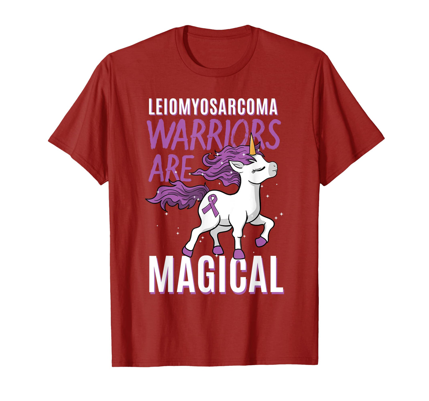 Leiomyosarcoma Warrior LMS Rare Cancer Unicorn Sarcoma Gift T-Shirt