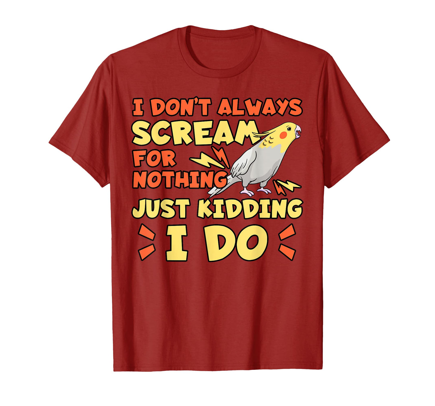 Cockatiel Cockatoo Lutino Weiro Bird Parrot Quarrion Tiel T-Shirt