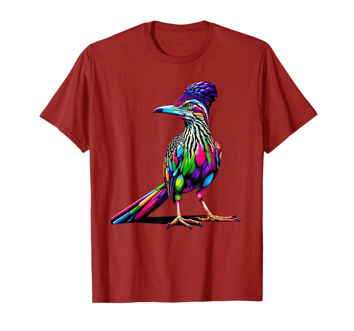 Colorful Pop Art Roadrunner Chaparral Bird T-Shirt