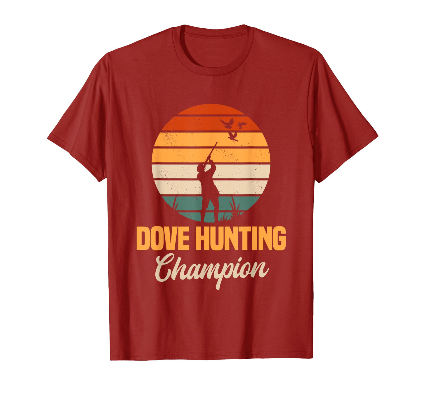 Dove Hunting Retro Vintage Bird Pigeon Hunter Huntress T-Shirt