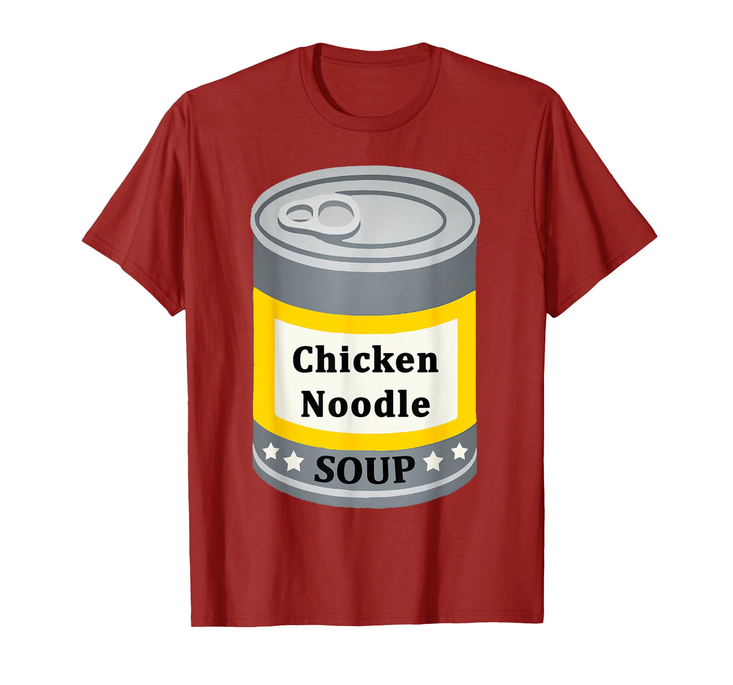 Chicken Noodle Canned Soup Fun Last Minute Halloween Costume T-Shirt