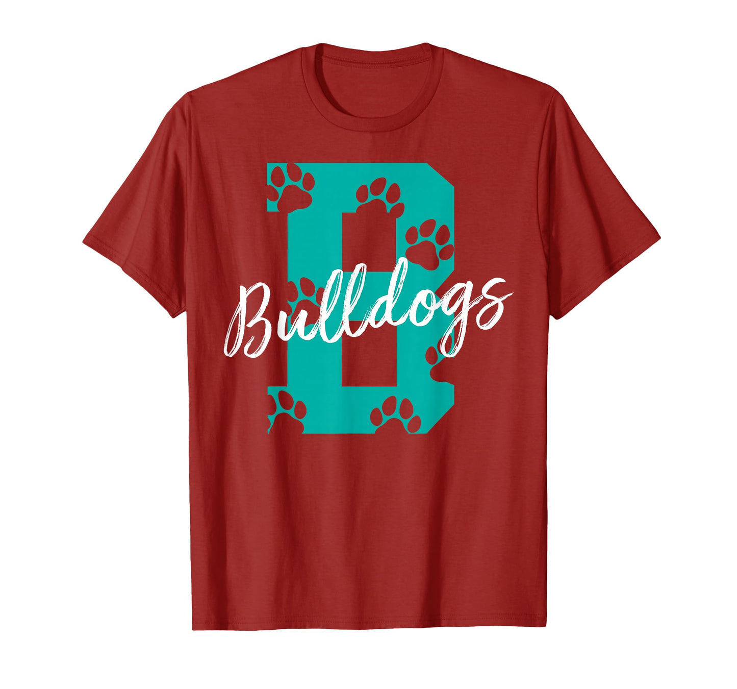Bulldogs with Foodprints - Bulldog T-Shirt