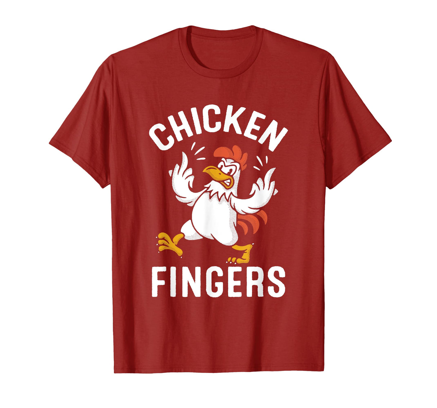 Chicken Fingers Funny Middle Finger Animal T-Shirt