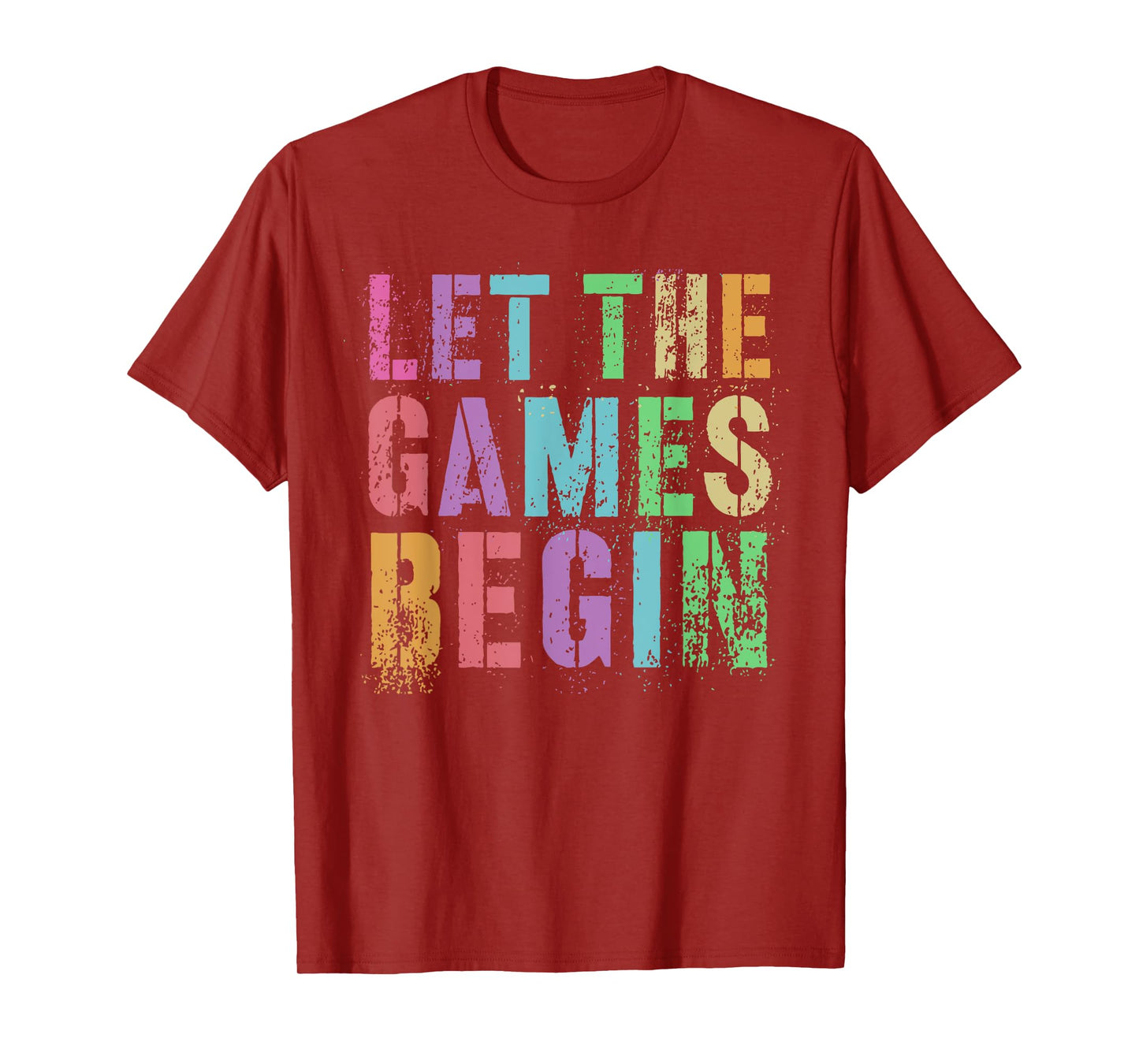 LET THE GAMES BEGIN School's Out Field Day Legend Last Day T-Shirt