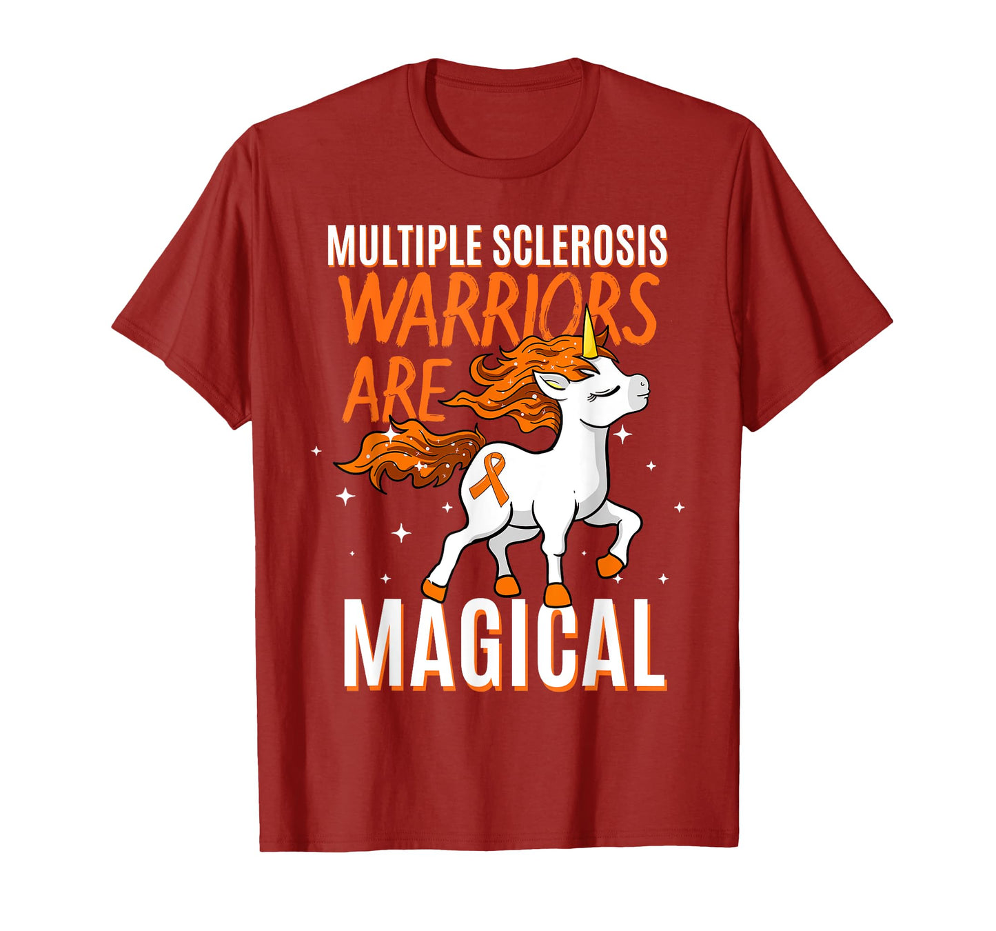 Niedliche Multiple Sklerose Awareness Kleidung Women's Graphic T-Shirt Black Small Classic Fit Short Sleeve Crew Neck Multiple Sclerosis Warriors Are Magical Unicorn Graphic T-Shirt