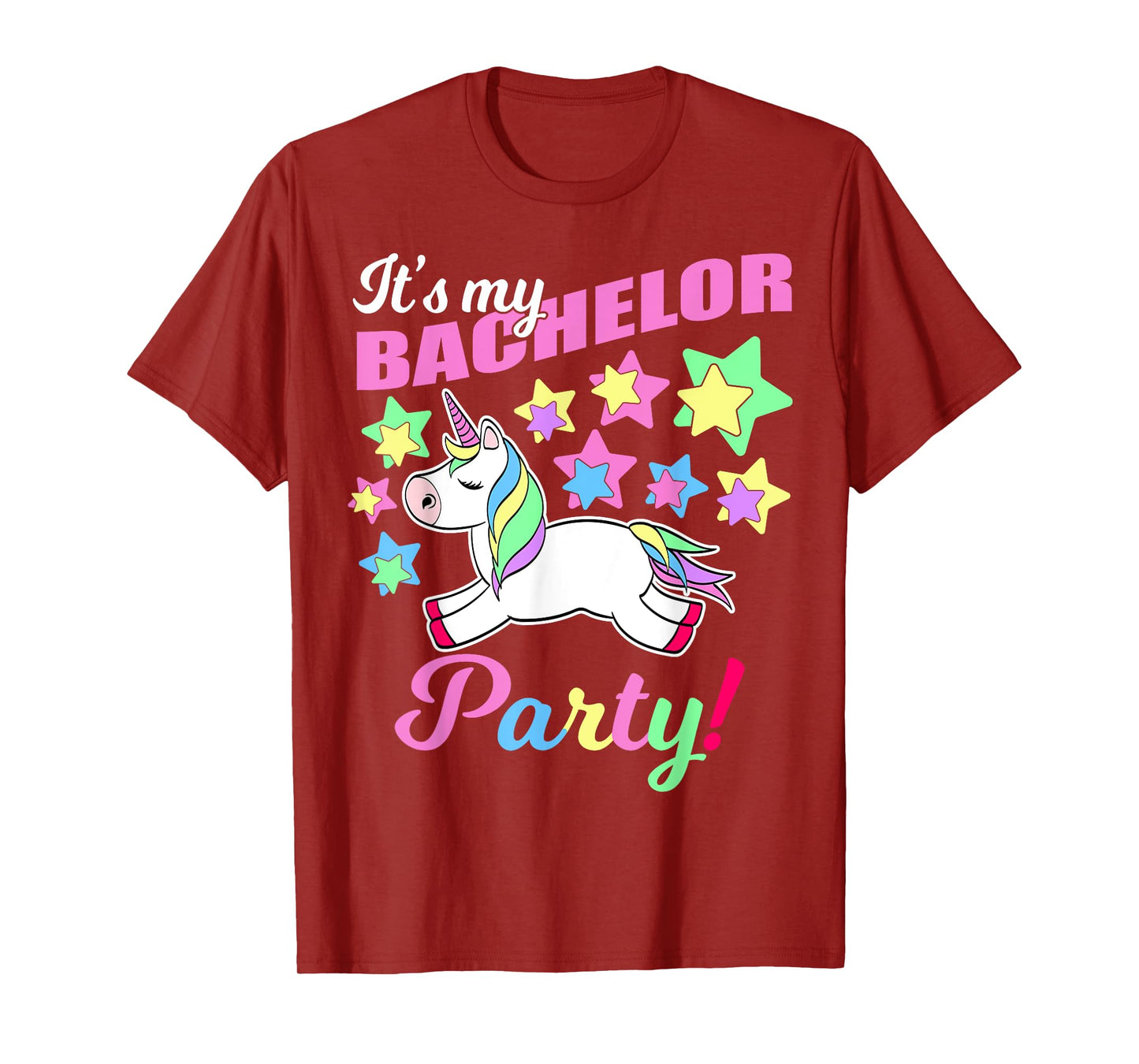 Its My Bachelor Party Unicorn Funny Marriage Party T-Shirt