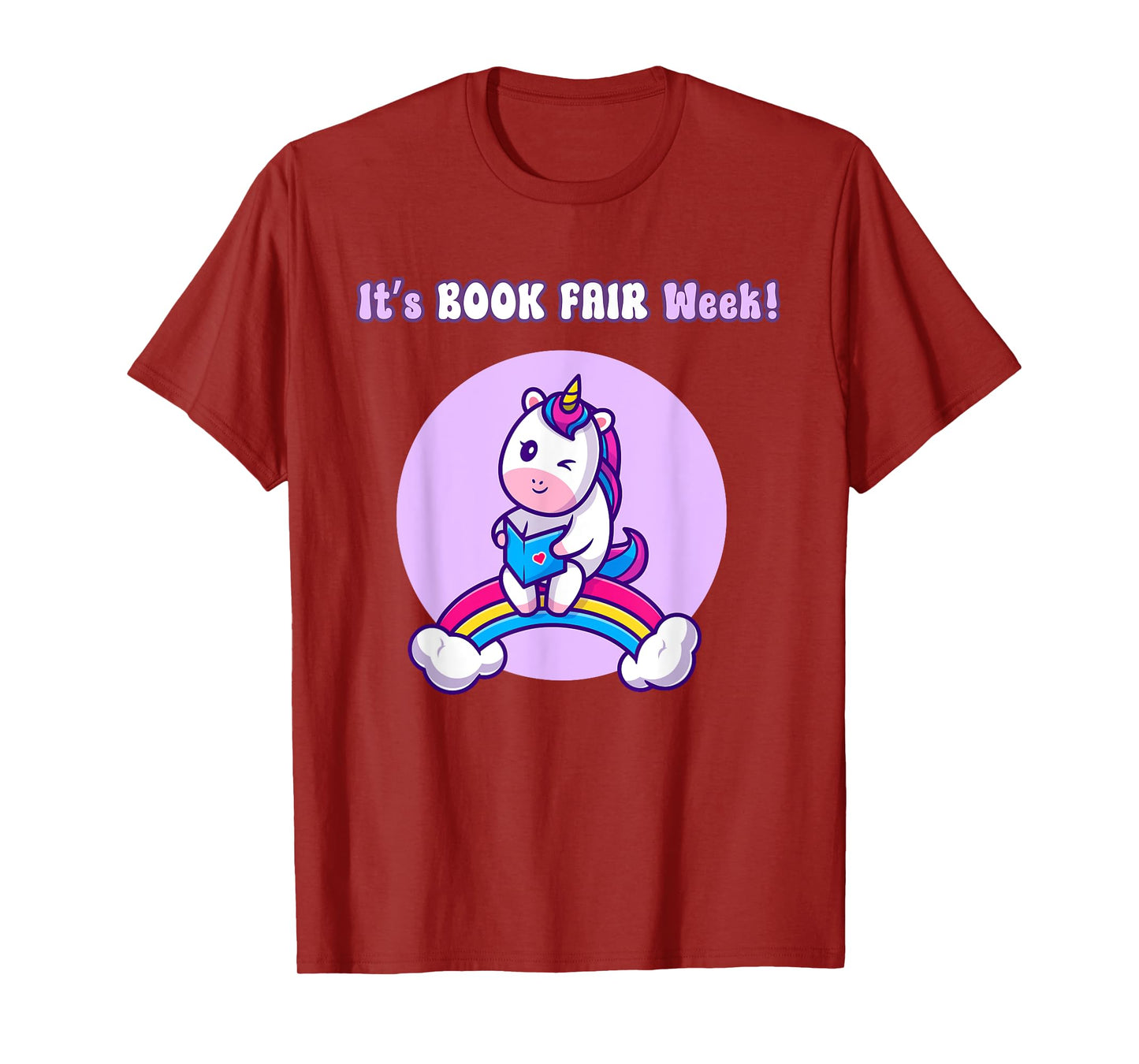 It's Book Fair Week, Librarian Library, Unicorn Reading Read T-Shirt