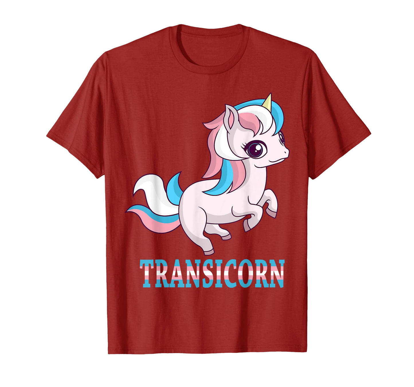 Transicorn Transgender Unicorn LGBTQ Pride Month T-Shirt