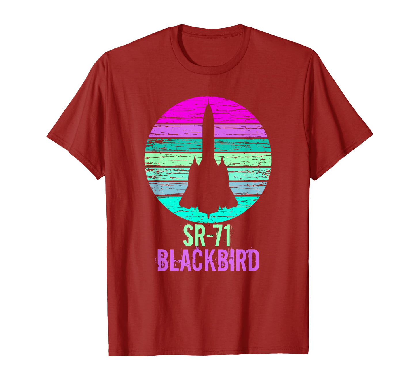 Vintage SR-71 Blackbird Military Aviation Aircraft T-Shirt