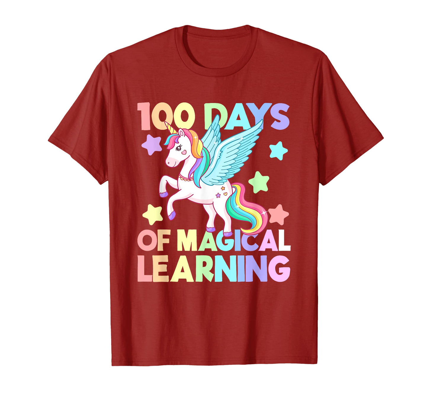 100 Days Of Magical Learning , 100 Days Of School Unicorn T-Shirt