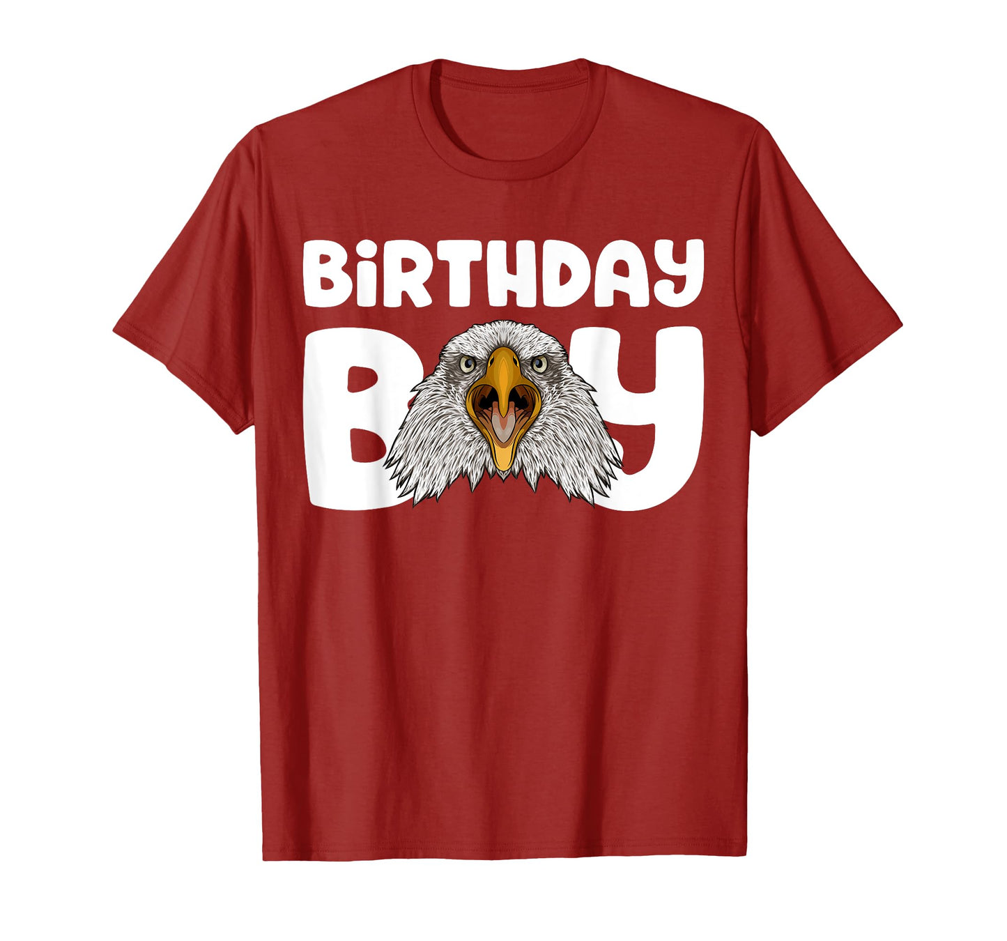 Eagle Birthday Boy Party Bird Kids Boys Bald Eagle Birthday T-Shirt