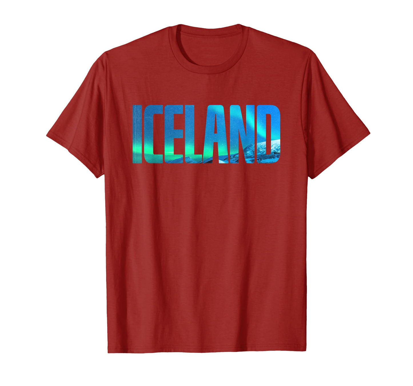 Icelandic Lights Reykjavik Vacations Iceland T-Shirt