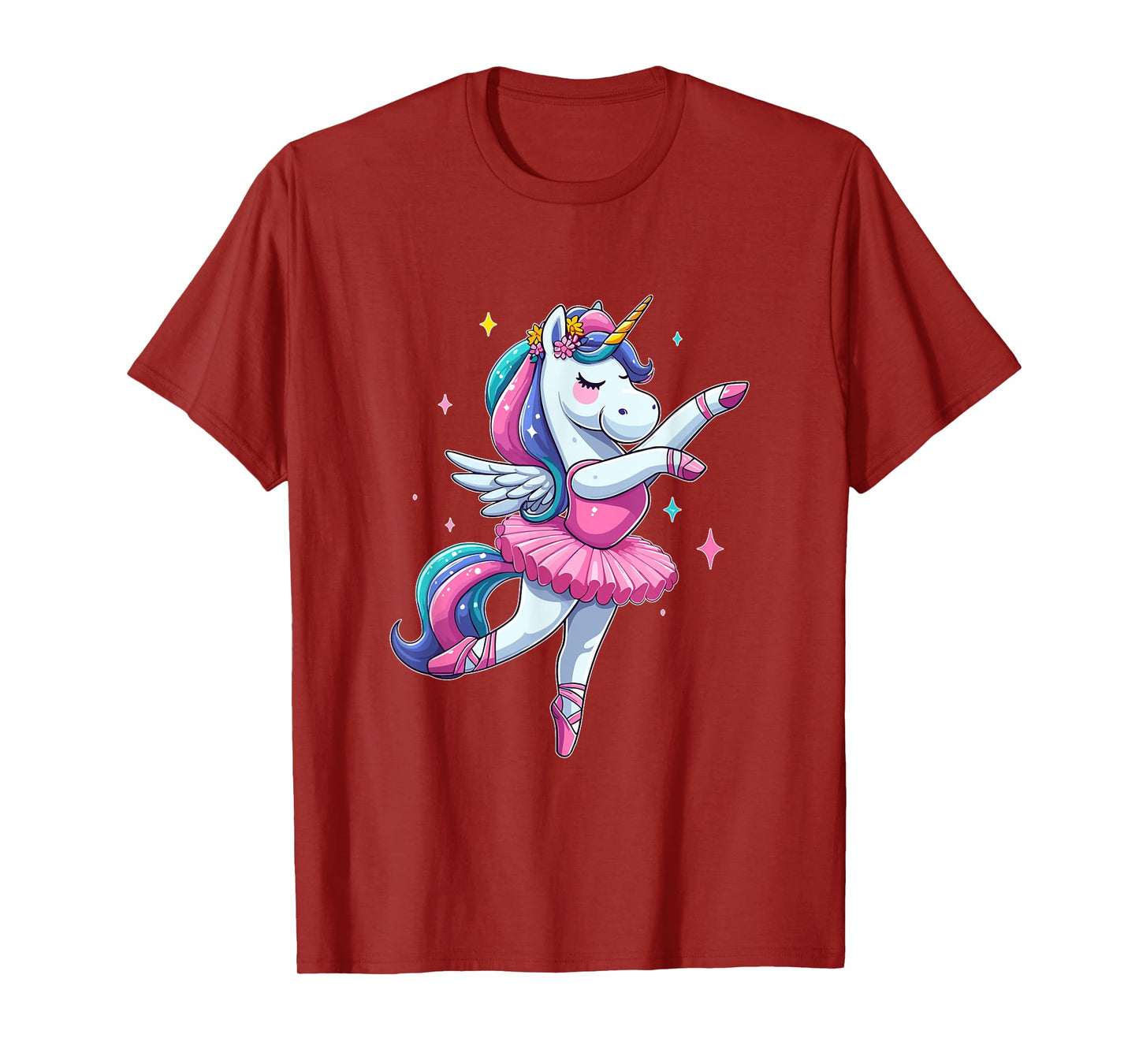 Cute Ballerina Unicorn Ballet Dance Girl T-Shirt