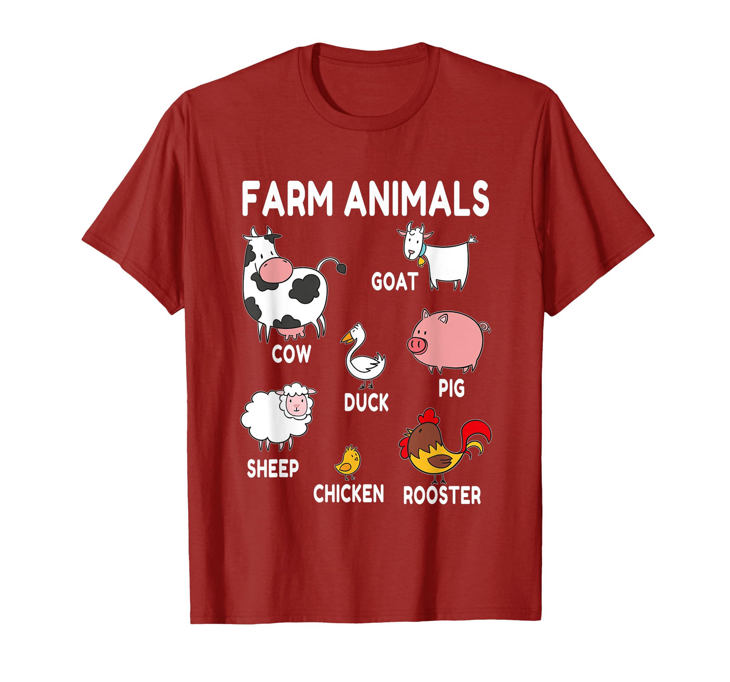 Funny Farm Animals Toddler T-Shirt