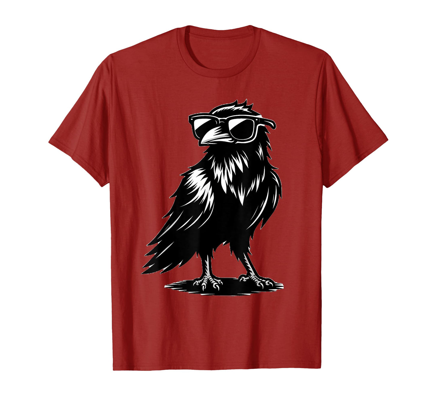 Crow Raven Bird Wearing Sunglasses T-Shirt