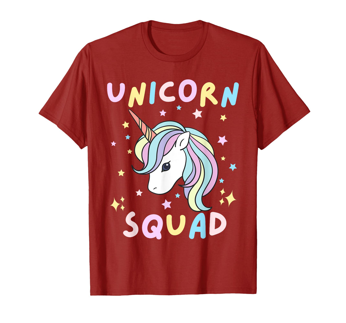 Unicorn Squad Cute Rainbow Lover Family Birthday Girls Party T-Shirt