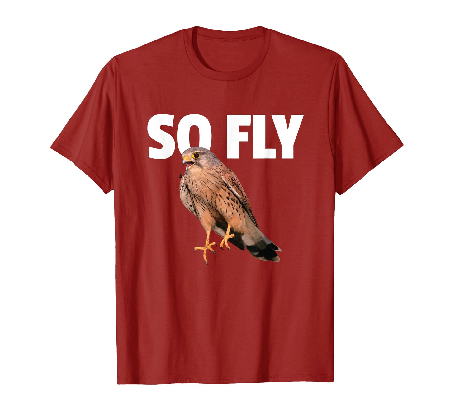 Kestrel Falcon Bird TShirt Birdwatching Gift So Fly T-Shirt