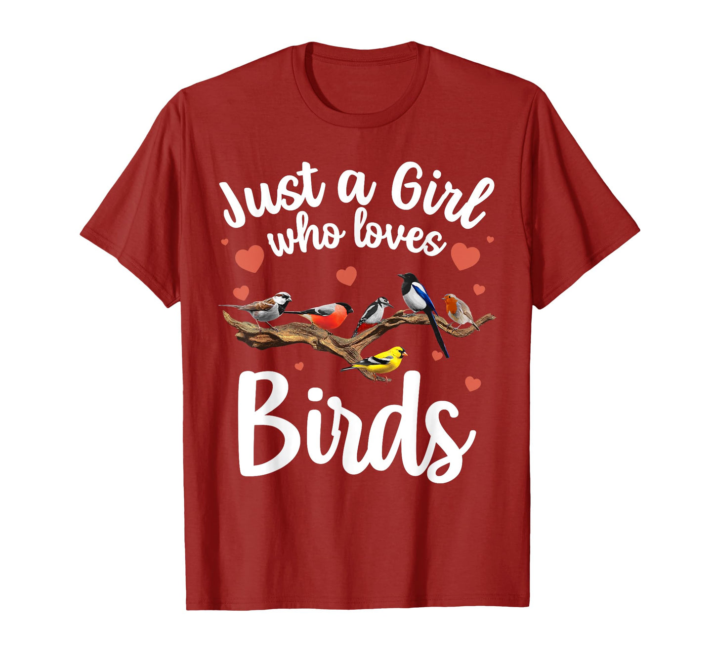 Cool Bird Watcher Art For Women Girls Birding Nerd Birder T-Shirt